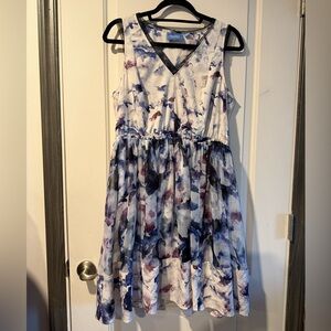 Simply Vera Vera Wang Floral Abstract Dress